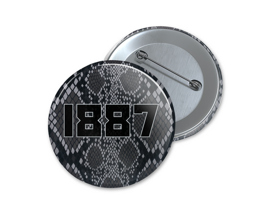 1887 Snakeskin Button